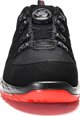 Elten Batai ELTEN Maddox Boa Low ESD S3 SRC, μαύρο/κόκκινο 45