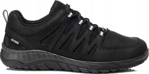 Elten Batai ELTEN Maddox Black Leather Low ESD O2 40
