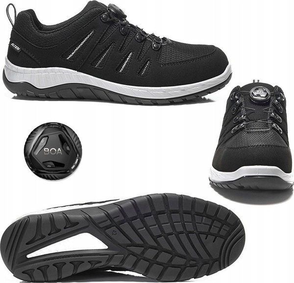 Elten Batai ELTEN Maddox Boa Low ESD S3 SRC, juodi/μπάλες 44