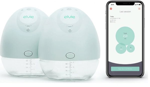 Elvie Elvie Pump Double Electric -διπλή ηλεκτρική αντλία στήθους