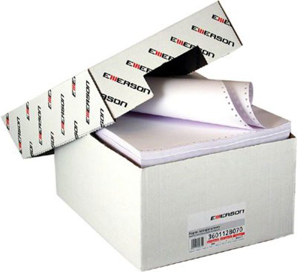Χαρτί για εκτυπωτή με βελόνες 1-στρώσης 360x12" 60g 2000 φύλλα
