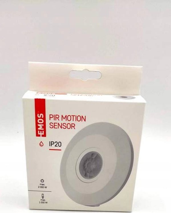 Αισθητήρας κίνησης Emos G1150 PIR IP20 2000W λευκός