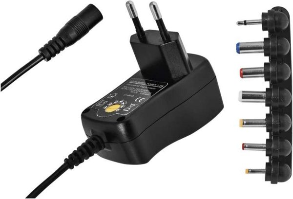 Emos Universal Adapter AC/DC / 3-12V / 0.6A