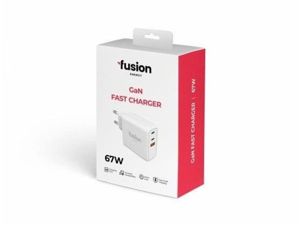 Φορτιστής Canyon Energy GaN 67W USB-C / USB-A / 3A Λευκό