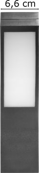 Energizer ORNO GARDEN FITTING PYRITE LED 10W, 4000K, IP54, GRAY