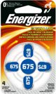 Energizer Μπαταρία για ακουστικά βαρηκοΐας PR44 4 τεμ.
