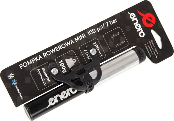 Αντλία ποδηλάτου αλουμινίου Enero 22x191mm μαύρη 1033129