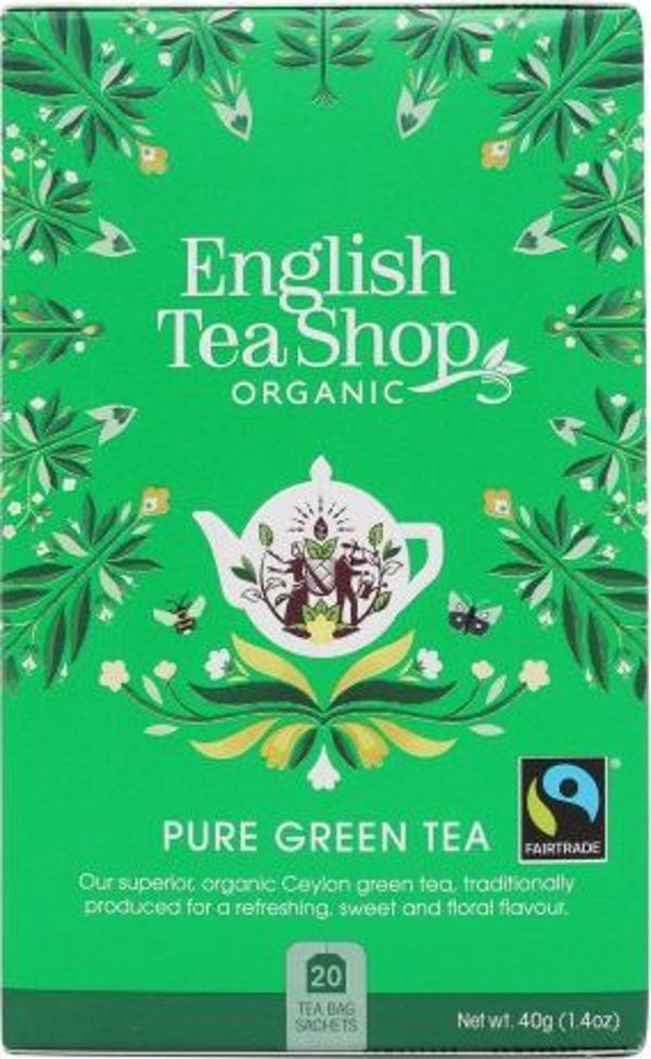 English Tea Sho Πράσινο τσάι (20x2) BIO 40 g