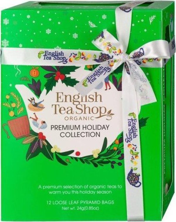 English Tea Shop Σετ Χριστουγεννιάτικων Τσαγιών Πυραμίδες Holiday GREEN (12x2) BIO 24 g