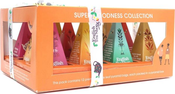 English Tea English Tea Shop, Herbata BIO SUPER, 12 piramidek
