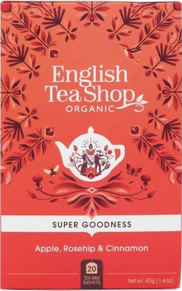 English Tea Shop Βιολογικό Τσάι Μήλο, Αγριοτριανταφυλλιά & Κανέλα, 20 Φακελάκια