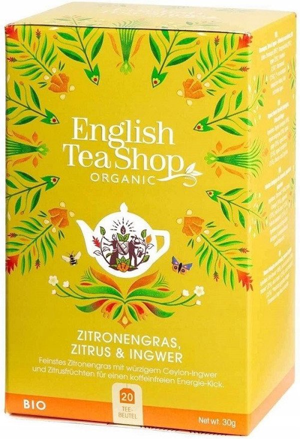 English Tea English Tea Shop, Herbata Lemongrass, Ginger & Citrus, 20 saszetek