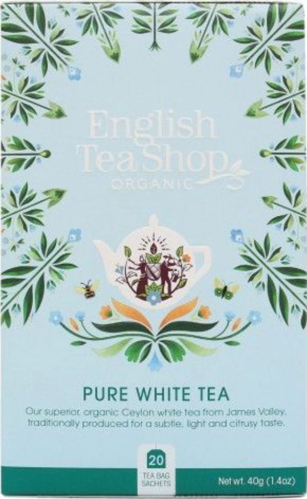 English Tea Sho Λευκό τσάι (20x2) BIO 40 g