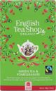 English Tea Sho Herbata zielona z granatem (20x2) BIO 40 g