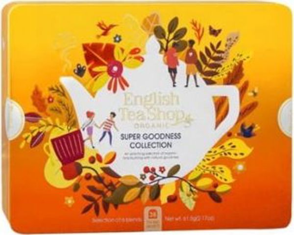 Συλλογή Super Goodness της English Tea Sho σε διακοσμητικό κουτί 36τμχ. 61.5 γρ.