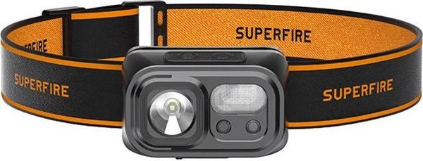 Φακός κεφαλής Superfire HL23, 220lm, USB-C