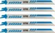 EPM Πριονόλαμα Για Σπαθόσέγα S1122B, 225mm, 14TPI, Για Μέταλλο, Σετ 5 Τεμαχίων