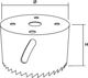 EPM Δίδυμο μεταλλικό πριόνι 25mm λαβή 1/2" (E-530-0004)