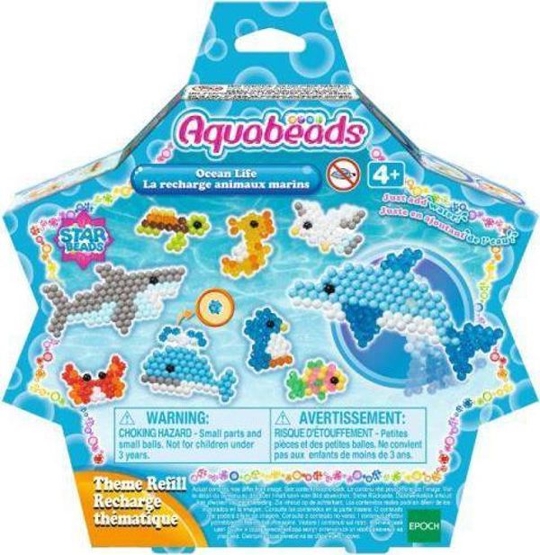 Epoch Aquabeads Σετ Χάντρες Αστεράκια Ocean - Δημιουργικό Παιχνίδι με Θαλάσσια Ζώα