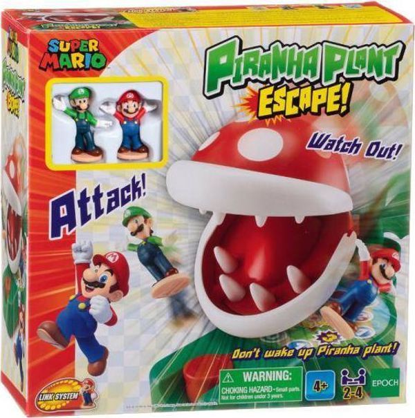 Epoch Super Mario Piranha Flower Escape - Επιτραπέζιο Παιχνίδι Στρατηγικής