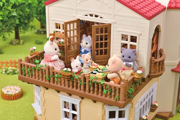 Epoch SYLVANIAN FAMILIES σετ παιχνιδιού Κόκκινη Στέγη Εξοχική Κατοικία