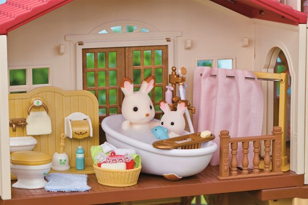 Epoch SYLVANIAN FAMILIES σετ παιχνιδιού Κόκκινη Στέγη Εξοχική Κατοικία