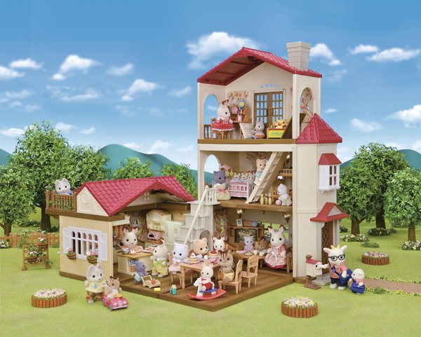 Epoch SYLVANIAN FAMILIES σετ παιχνιδιού Κόκκινη Στέγη Εξοχική Κατοικία