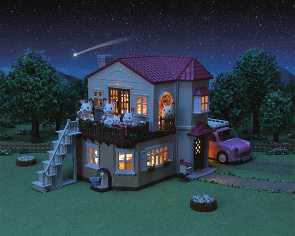 Epoch SYLVANIAN FAMILIES σετ παιχνιδιού Κόκκινη Στέγη Εξοχική Κατοικία