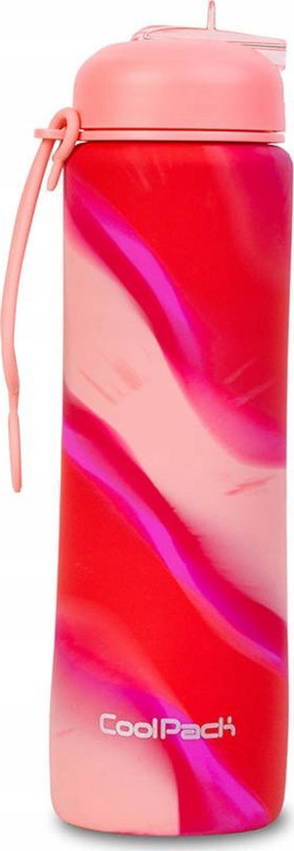 Epson COOLPACK Silikon water bottle Pump 600 ml Girls Pink