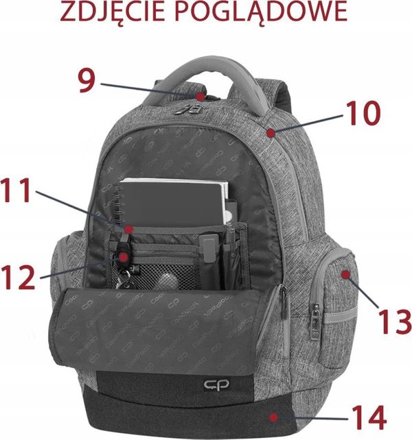 Σακίδιο πλάτης Epson Coolpack Brick Electric Pink