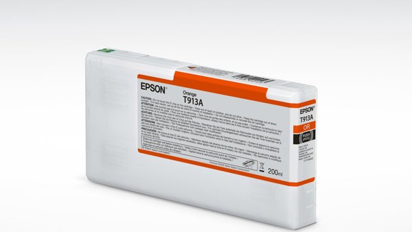 EPSON 5LB T913A Πορτοκαλί Μελάνι Κασέτα 200ml
