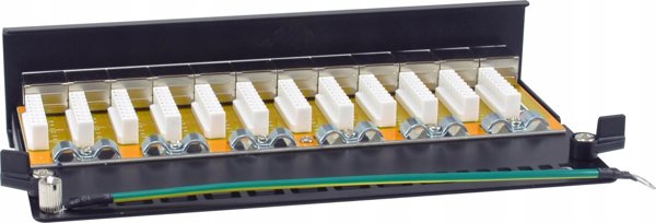 Εξοπλισμός Equip Patchpanel 12x RJ45 Cat6A FTP 1HE Premium μαύρο