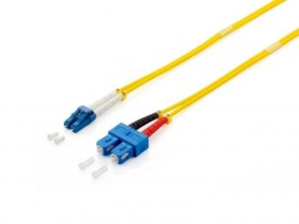 Καλώδιο Patchcord Equip οπτικών ινών ST - ST Singlemode Duplex OS2, 2m, κίτρινο (252232)