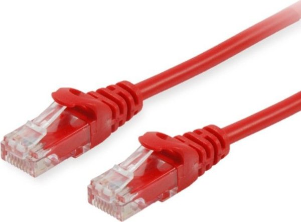Καλώδιο Patch Equip Equip Cat6A U/UTP 2xRJ45 2.00m κόκκινο LSZH