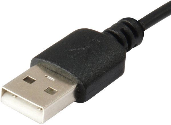 Επιτραπέζιος ανεμιστήρας USB Equip 15cm διάμετρος μαύρο
