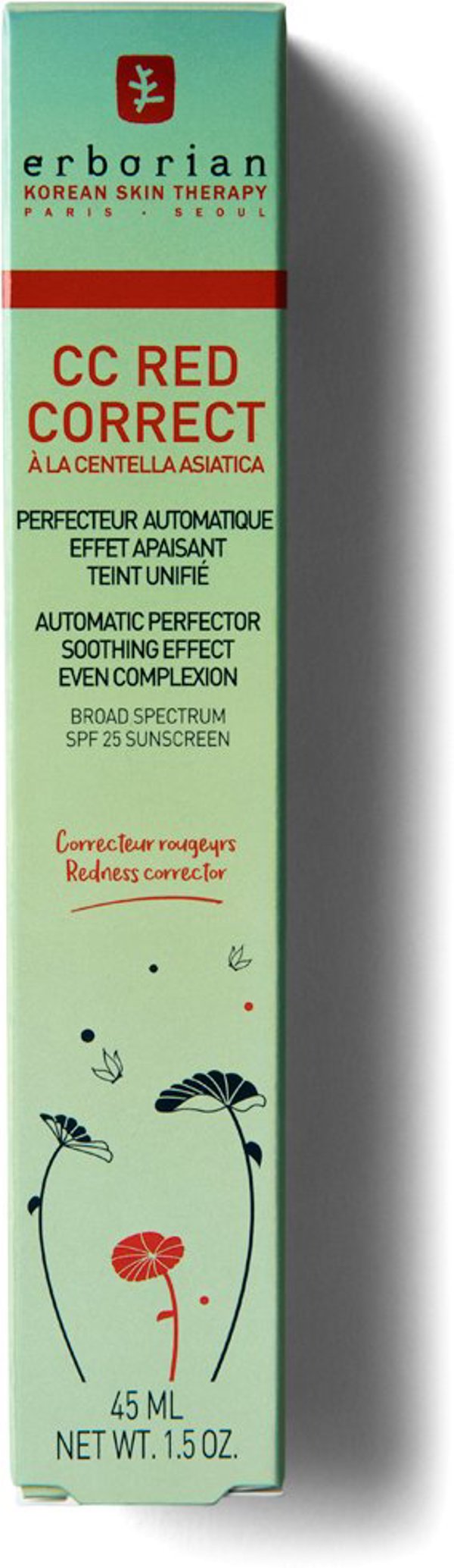 Erborian CC Raudona Correct 45ml