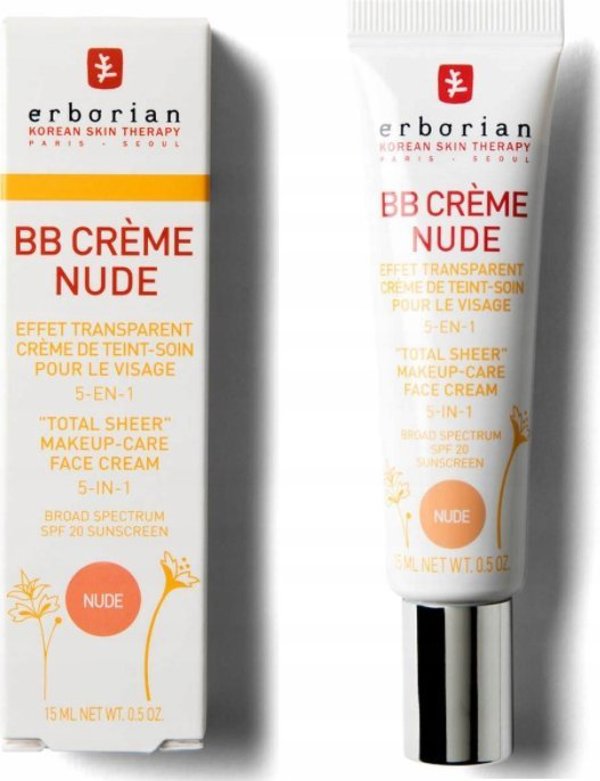 Καλυπτική κρέμα BB προσώπου Erborian Nude, 15 ml