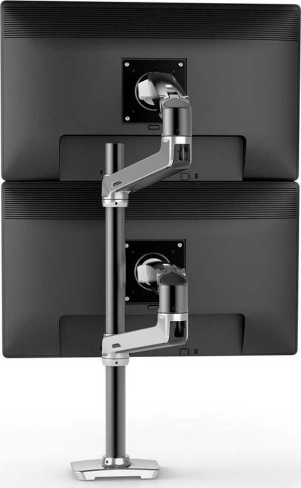 Ergotron Επιτραπέζια βάση για 2 οθόνες έως 40" LX Dual Stacking Arm (45-549-026)