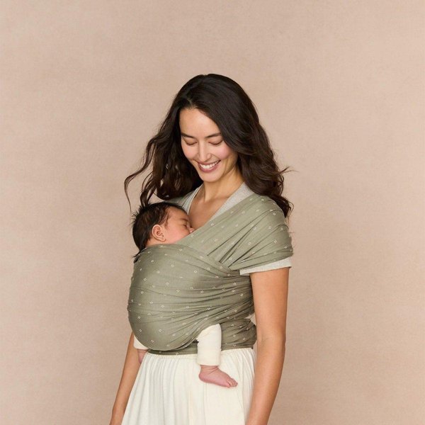 Φορέας Μωρού Ergobaby Aura Sustainable Knit, Μαλακά Διαμάντια Ελιάς