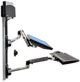 Ergotron LX Σύστημα Στήριξης για LCD Οθόνη και PC, με Βάση CPU, Βραχίονα Πληκτρολογίου και Ράγες Τοίχου, Μαύρο