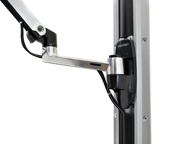 Ergotron LX Σύστημα Στήριξης για LCD Οθόνη και PC, με Βάση CPU, Βραχίονα Πληκτρολογίου και Ράγες Τοίχου, Μαύρο