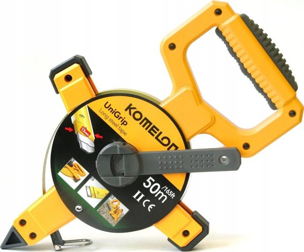 Μετροταινία Ermenrich μεταλλική UNI GRIP 50 μ