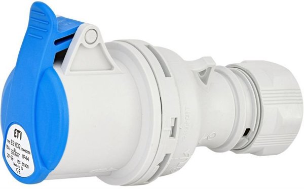 ETI ES 1632 Ρευματολήπτης Βιομηχανικός 16A 230V 2P+PE IP44