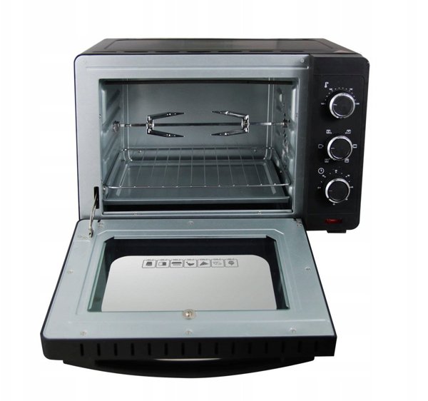Esperanza Napoli Mini Φούρνος 25L, 1600W με Αερόθερμο και Σούβλα EKO006N