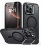 ESR ESR CLASSIC HYBRID KICKSTAND HALOLOCK MAGSAFE & TEMPERED GLASS IPHONE 16 PRO MAX FROSTED BLACK