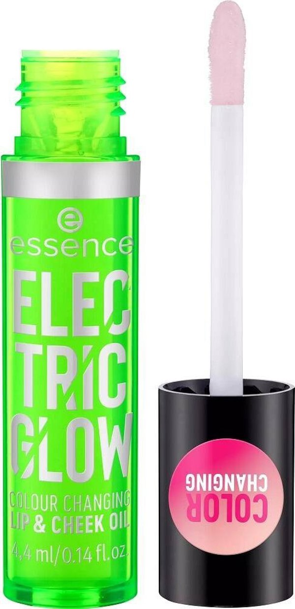 Essence Electric Glow Αλλάζοντας Χρώμα Λάδι για Χείλη και Μάγουλα 4.4ml