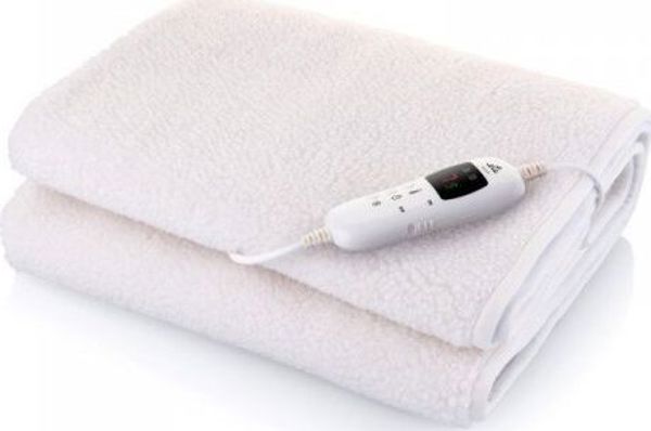 Eta Ηλεκτρική Κουβέρτα Κρεβατιού, Microfleece, 80x160 cm, Μονή, Γκρι