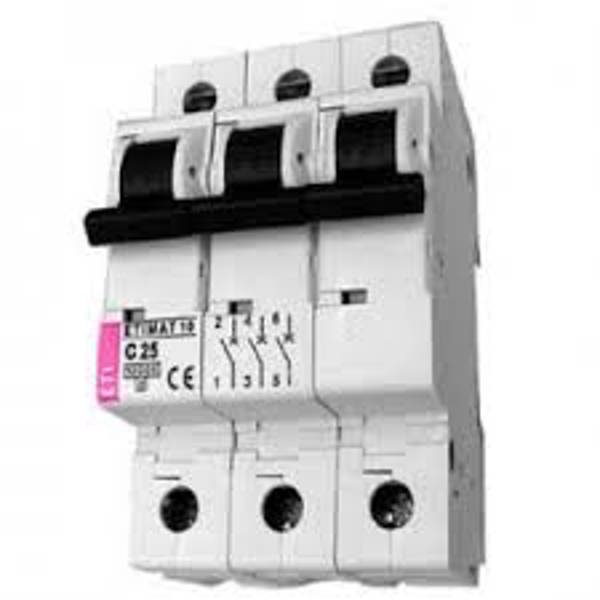 Διακόπτης υπερέντασης Eti-Polam ETIMAT10 3P C 10A 10kA AC - 002135714