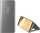 Etui Clear View Samsung A72 5G A725 ασημί