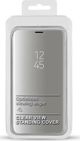 Etui Clear View Samsung A72 5G A725 ασημί